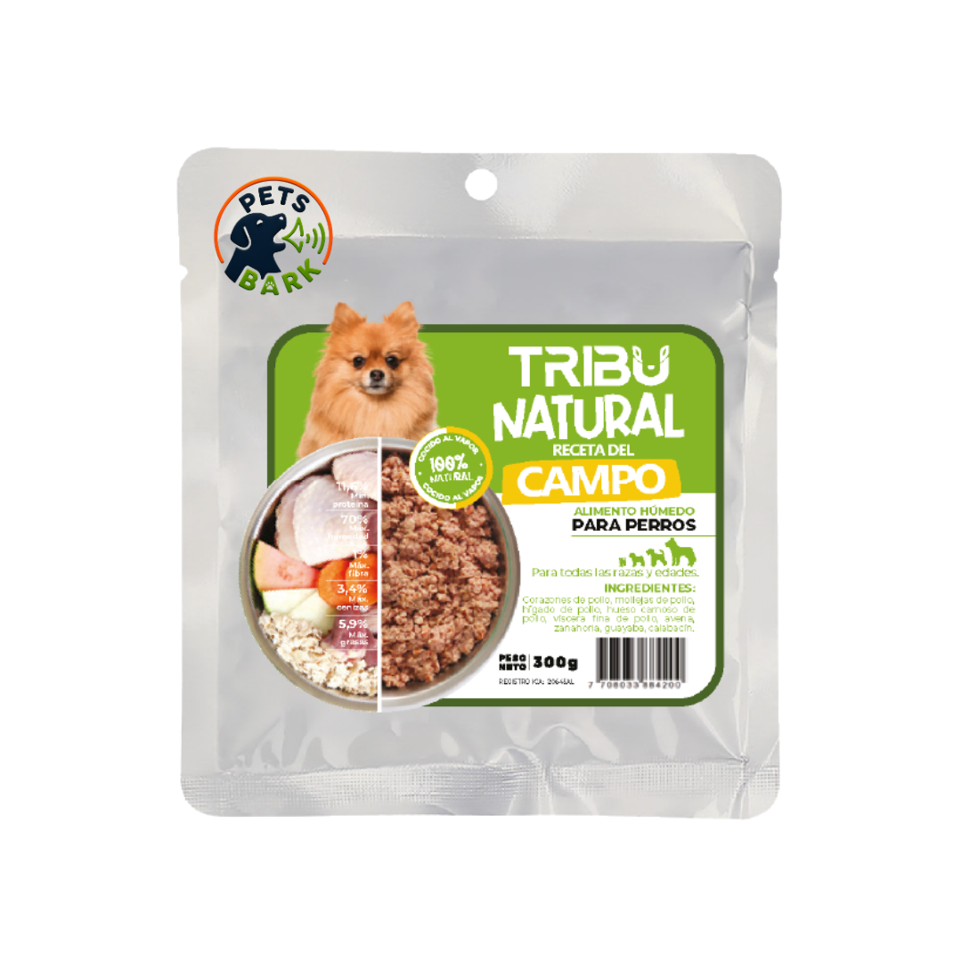 Alimento Natural del Campo para perro, 300 gramos
